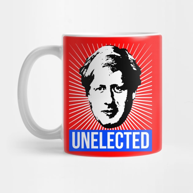 Boris Johnson Unelected Prime Minister of Great Britain Stencil Art by youokpun